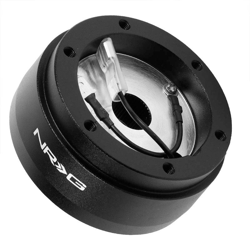 NRG SRK-186H Short Steering Wheel Hub Adapter Black For 77-82 Porsche 924-Interior-BuildFastCar