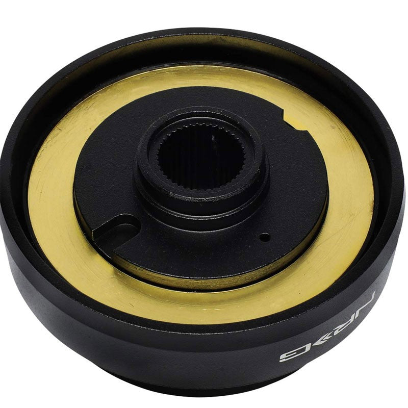 NRG SRK-188H Short Steering Wheel Hub Adapter Black For 75-89 Porsche 911-Interior-BuildFastCar