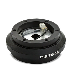 NRG SRK-190H Short Steering Wheel Hub Adapter Black For 88-91 Honda Civic-Interior-BuildFastCar
