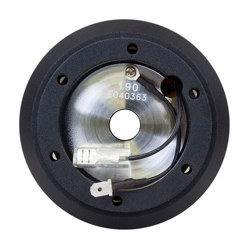 NRG SRK-190H Short Steering Wheel Hub Adapter Black For 88-91 Honda Civic-Interior-BuildFastCar