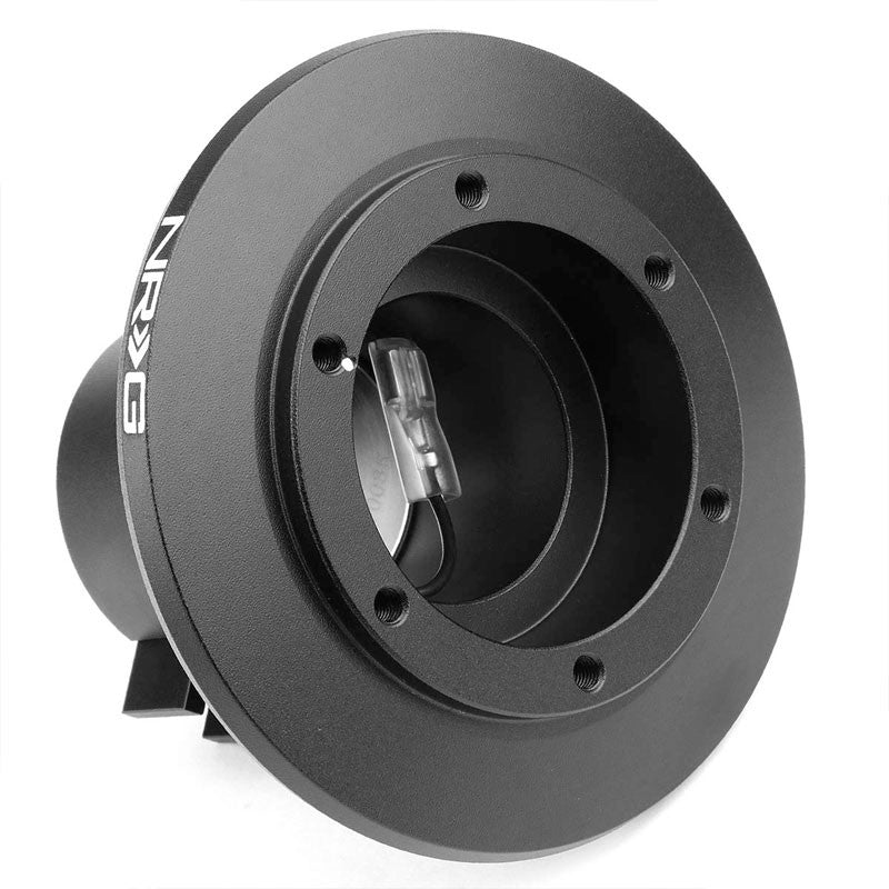 NRG Innovations SRK-191H Black 6x70mm Bolt Steering Wheel Short Hub Adapter