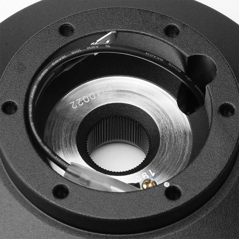 NRG Innovations SRK-195H Black 6x70mm Bolt Steering Wheel Short Hub Adapter