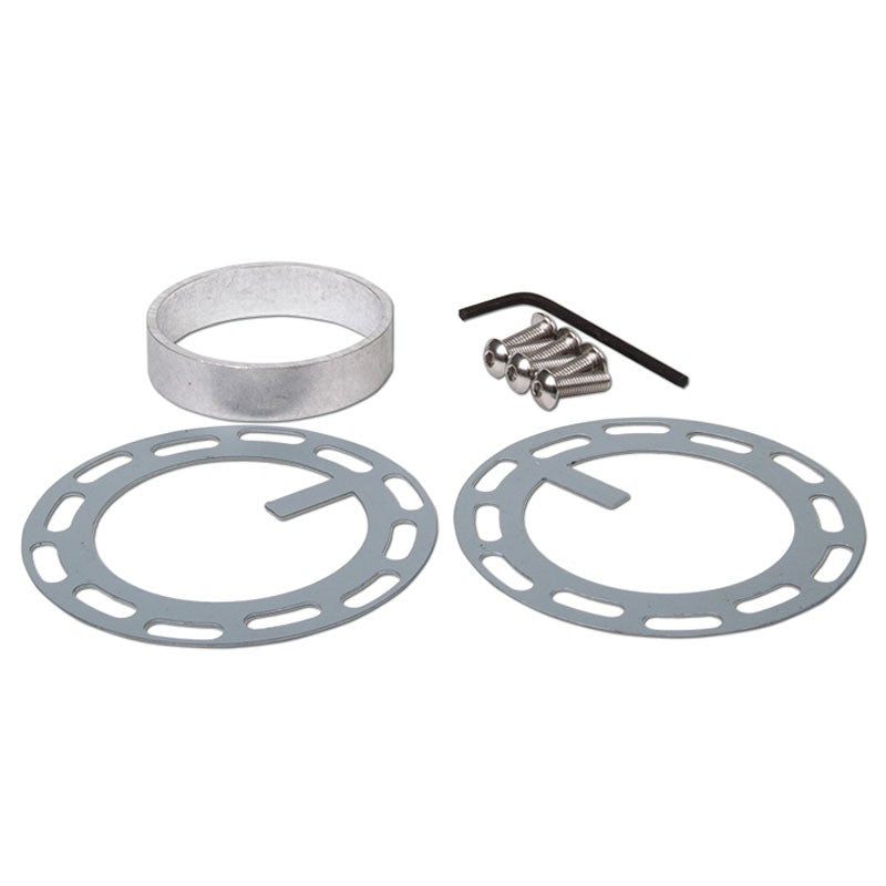 NRG Silver Body/Silver Carbon Ring GEN 2.0 Steering Wheel Quick Release Adapter-Interior-BuildFastCar