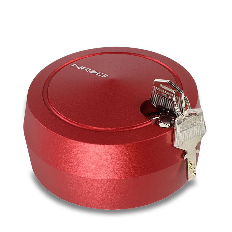 NRG Innovations SRK-201RD V2 Red Free Spin Ball Lock Quick Releases Hub Lock-Steering Wheels & Accessories-BuildFastCar