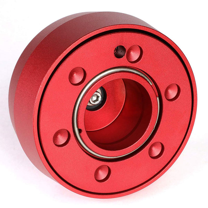 NRG Innovations SRK-201RD V2 Red Free Spin Ball Lock Quick Releases Hub Lock-Steering Wheels & Accessories-BuildFastCar