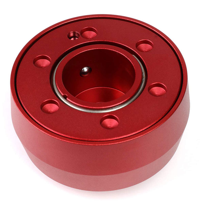 NRG Innovations SRK-201RD V2 Red Free Spin Ball Lock Quick Releases Hub Lock-Steering Wheels & Accessories-BuildFastCar