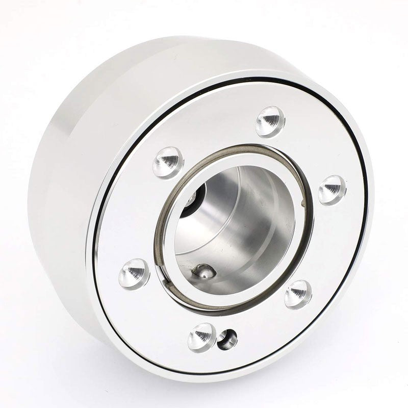 NRG Innovations SRK-201SL Version 2 Silver Ball Lock Quick Releases Hub Lock-Steering Wheels & Accessories-BuildFastCar-BFC-NRG-SRK-201SL