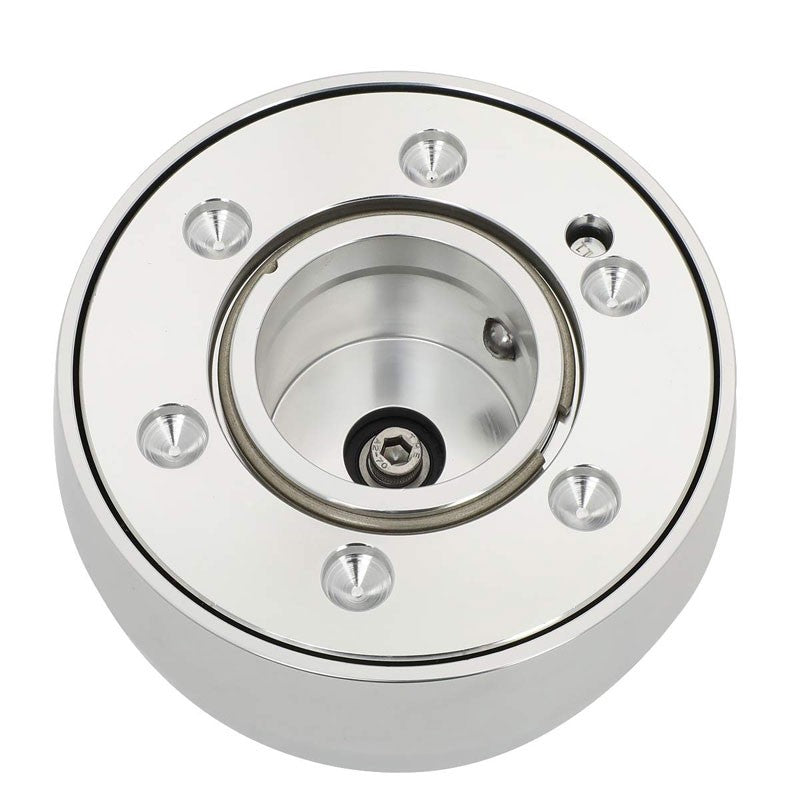 NRG Innovations SRK-201SL Version 2 Silver Ball Lock Quick Releases Hub Lock-Steering Wheels & Accessories-BuildFastCar-BFC-NRG-SRK-201SL