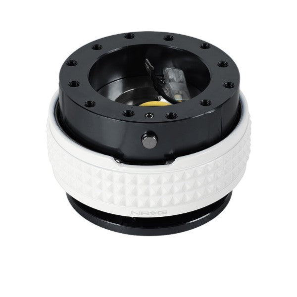 NRG Black Body/Glow Ring Gen 2.1 Steering Wheel Quick Release Adapter 6-Hole-Interior-BuildFastCar