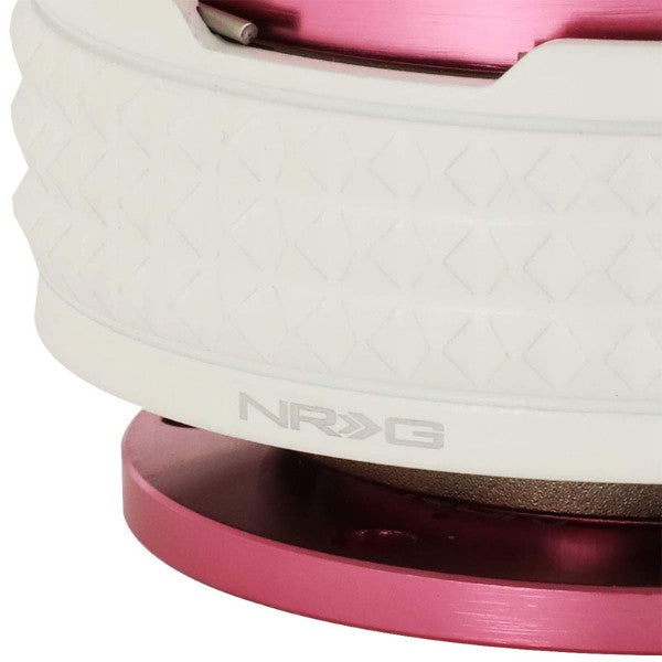 NRG Pink Body/Glow Ring Gen 2.1 Steering Wheel Quick Release Adapter 6-Hole-Interior-BuildFastCar