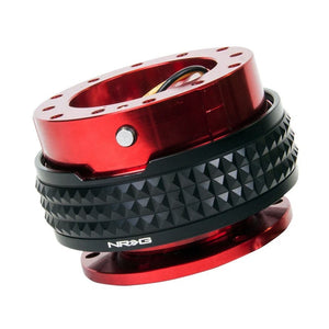 NRG Red Body/Black Ring Gen 2.1 Steering Wheel Quick Release Adapter 6-Hole-Interior-BuildFastCar