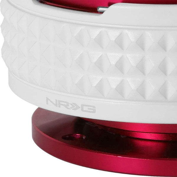 NRG Red Body/Glow Ring Gen 2.1 Steering Wheel Quick Release Adapter 6-Hole-Interior-BuildFastCar