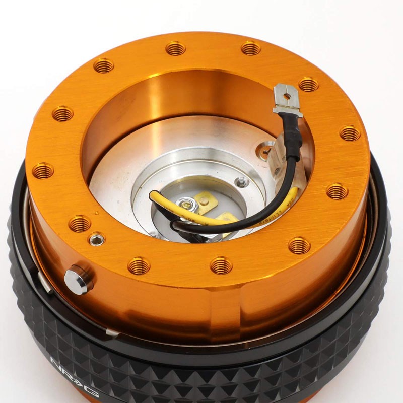 NRG SRK-210RG-BK Gen 2.1 Steering Wheel Quick Release Adapter Rose Gold/Black-Steering Wheels & Accessories-BuildFastCar-BFC-NRG-SRK-210RG-BK