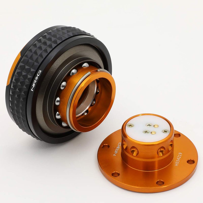 NRG SRK-210RG-BK Gen 2.1 Steering Wheel Quick Release Adapter Rose Gold/Black-Steering Wheels & Accessories-BuildFastCar-BFC-NRG-SRK-210RG-BK
