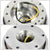 NRG Silver Body/Glow Ring Gen 2.1 Steering Wheel Quick Release Adapter 6-Hole-Interior-BuildFastCar
