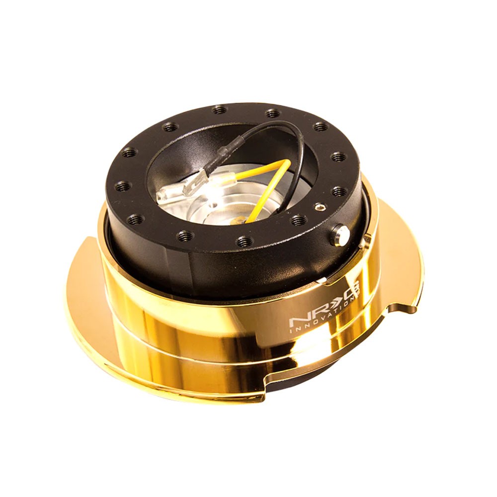 NRG SRK-250BK-CG Black  / Gold  Steering Wheel Quick Release Adapter NRG-SRK-250BK-CG
