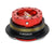 NRG Chrome Gold Stripes/Red Body GEN 2.9 6-Hole Steering Wheel Quick Release-Interior-BuildFastCar
