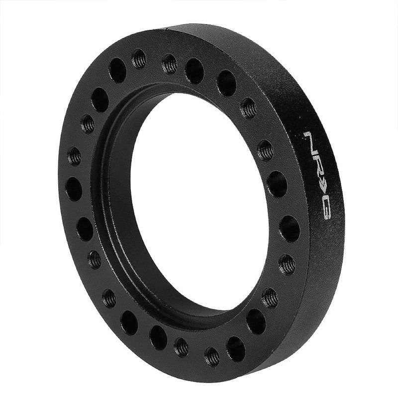 NRG SRK-500B Short Steering Wheel Hub Adapter Black For Universal Fit-Interior-BuildFastCar