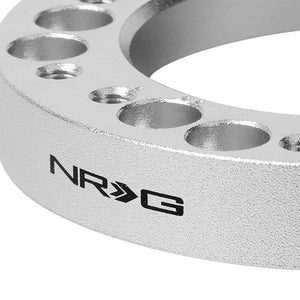 NRG SRK-500S Short Steering Wheel Hub Adapter Silver For Universal Fit-Interior-BuildFastCar