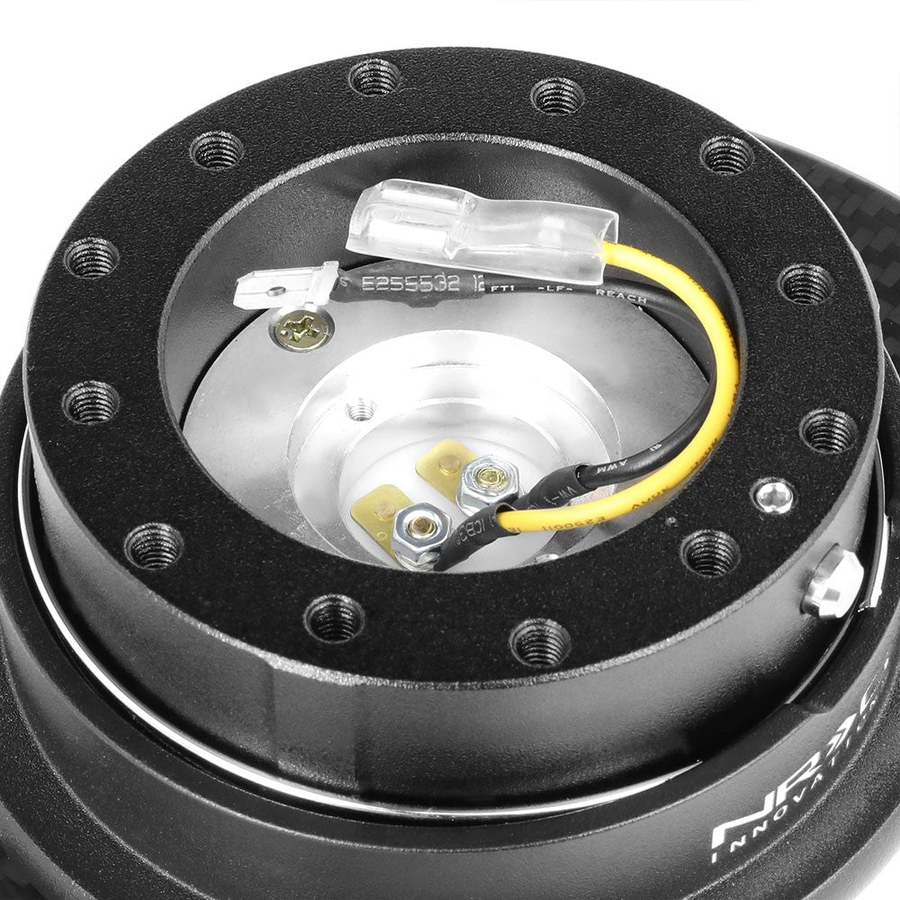 NRG Gen 3.0 Steering Wheel Quick Release Carbon Fiber Lever Handle SRK-650-CF-Steering Wheels & Accessories-BuildFastCar