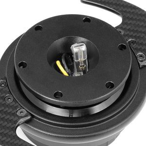 NRG Gen 3.0 Steering Wheel Quick Release Carbon Fiber Lever Handle SRK-650-CF-Steering Wheels & Accessories-BuildFastCar