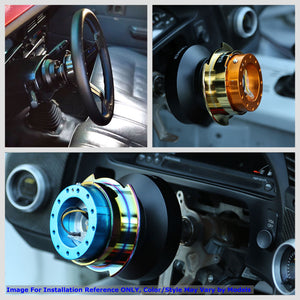 NRG SRK-700BK Gen 4.0 Aluminum Black Ring/Shift Steering Wheel Quick Release