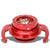 NRG Gen 4.0 Red Anodized Aluminum Steering Wheel Quick Release Adapter SRK-700RD