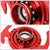 NRG Gen 4.0 Red Anodized Aluminum Steering Wheel Quick Release Adapter SRK-700RD-Steering Wheels & Accessories-BuildFastCar