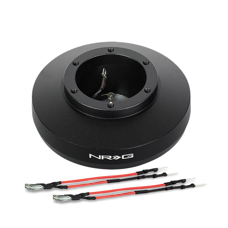 NRG SRK-F50H Short Steering Wheel Hub Adapter Black For 09-18 Fiat 500-Interior-BuildFastCar