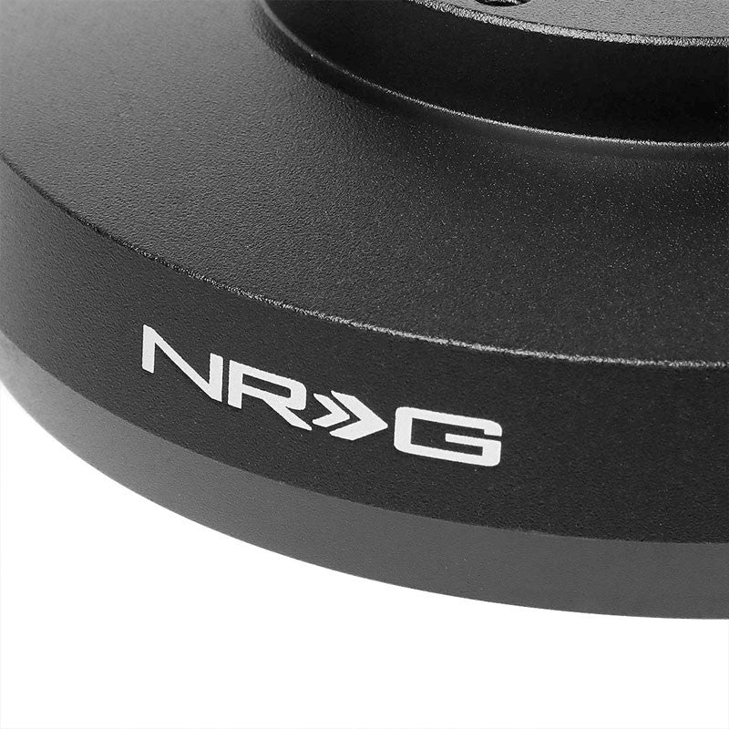 NRG SRK-F50H Short Steering Wheel Hub Adapter Black For 09-18 Fiat 500-Interior-BuildFastCar