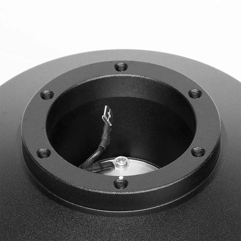 NRG SRK-F50H Short Steering Wheel Hub Adapter Black For 09-18 Fiat 500-Interior-BuildFastCar