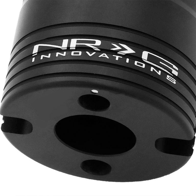 NRG SRK-R160H Short Steering Wheel Hub Adapter Black For 79-95 Mazda RX-7-Interior-BuildFastCar