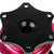 NRG SRK-R200BK-PK SFI 42.1 Steering Wheel Quick Release Adapter Black/Pink Ring