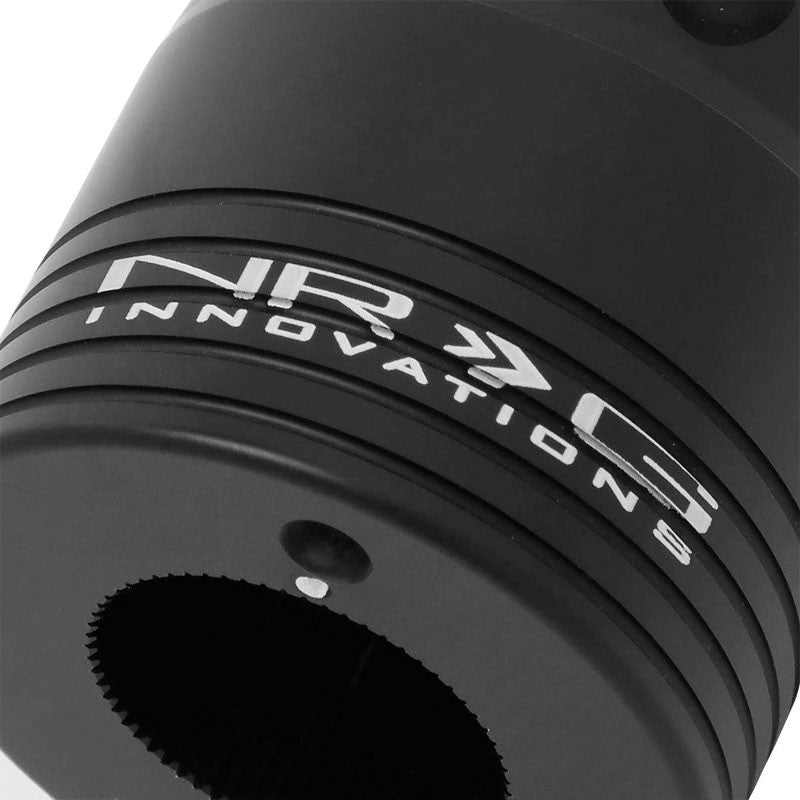 NRG SRK-RE36H Short Steering Wheel Hub Adapter Black For BMW E36 Series-Interior-BuildFastCar