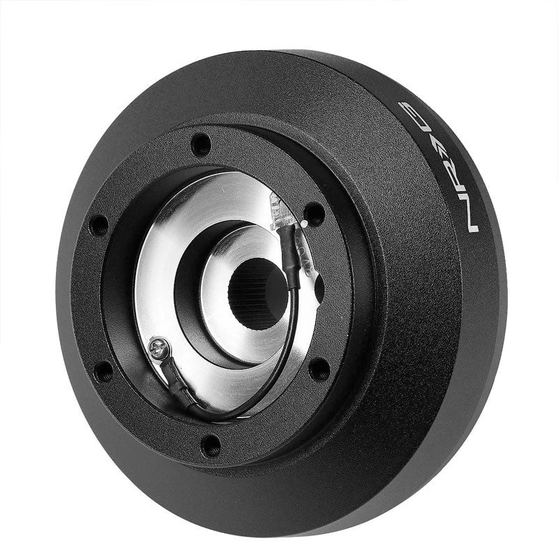 NRG SRK-SSH Short Steering Wheel Hub Adapter Black For 2015+ Polaris Slingshot-Interior-BuildFastCar