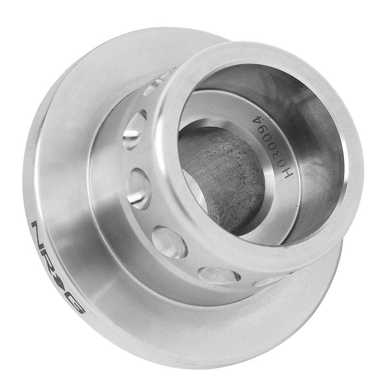 NRG SRK-SWH Steering Wheel Short Spline Hub Adapter Silver For 3/4" Clearance-Interior-BuildFastCar