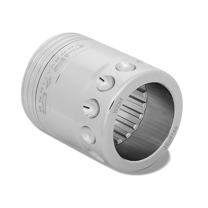 NRG SRK-WDH Steering Wheel Short Spline Hub Adapter Silver For Woodward Splines-Interior-BuildFastCar