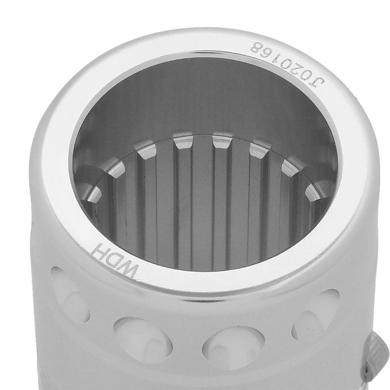 NRG SRK-WDH Steering Wheel Short Spline Hub Adapter Silver For Woodward Splines-Interior-BuildFastCar