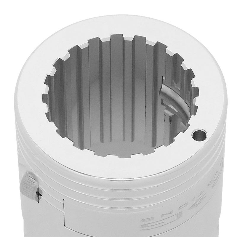 NRG SRK-WDH Steering Wheel Short Spline Hub Adapter Silver For Woodward Splines-Interior-BuildFastCar