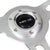 Brown Wood Grain/Silver Slit Holes 365mm ST-380SL NRG Steering Wheel+Horn Button-Interior-BuildFastCar