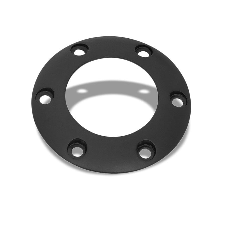NRG STR-001BK Black 6-Bolt Steering Wheel Horn Button Ring Retainer Replacement-Steering Wheels & Accessories-BuildFastCar