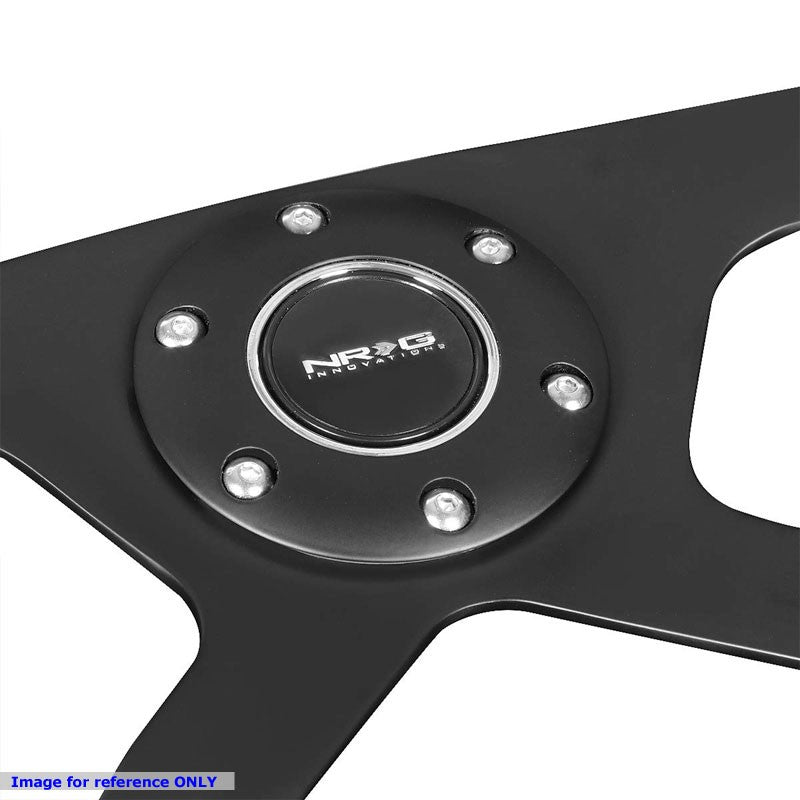 NRG STR-001BK Black 6-Bolt Steering Wheel Horn Button Ring Retainer Replacement-Steering Wheels & Accessories-BuildFastCar