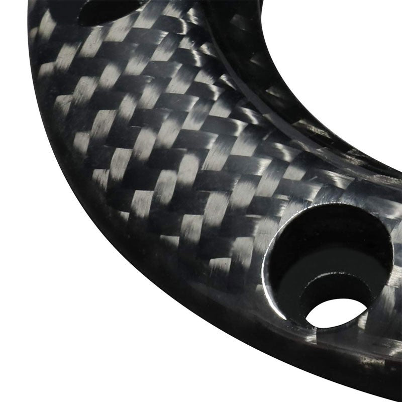 NRG STR-001CF Carbon Fiber 6-Bolt Steering Wheel Horn Button Ring Retainer-Steering Wheels & Accessories-BuildFastCar