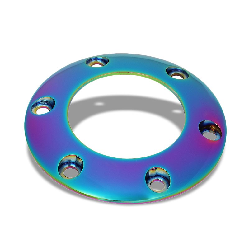 NRG STR-001MC Neo Chrome 6-Bolt Steering Wheel Horn Button Ring Retainer-Steering Wheels & Accessories-BuildFastCar