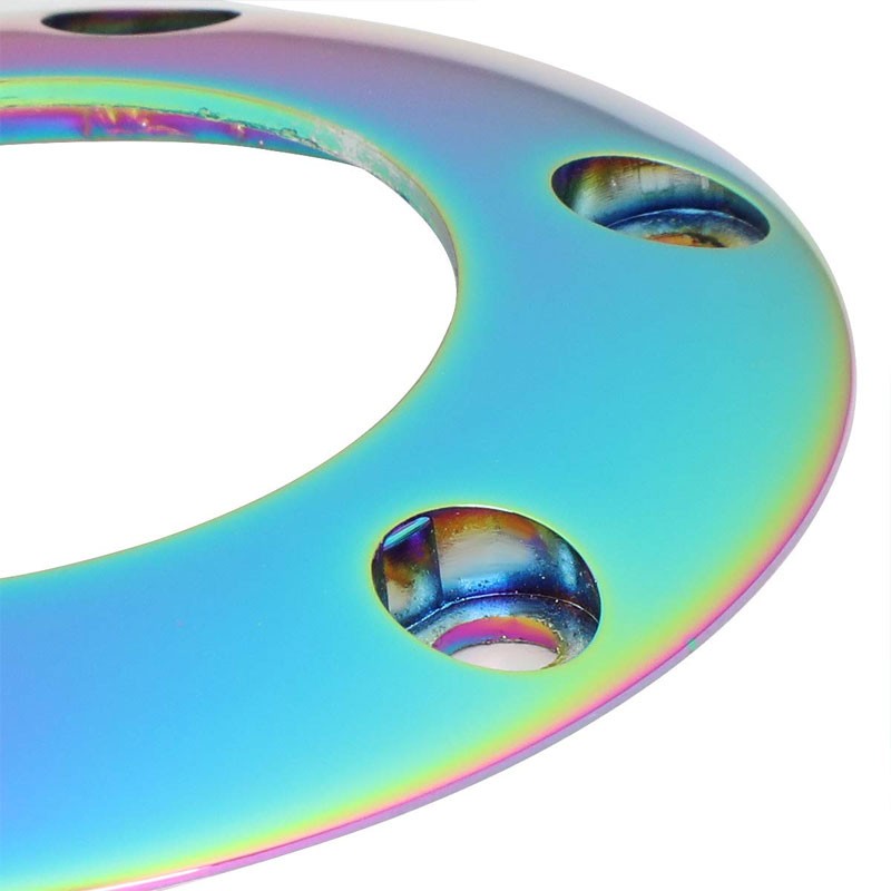 NRG STR-001MC Neo Chrome 6-Bolt Steering Wheel Horn Button Ring Retainer-Steering Wheels & Accessories-BuildFastCar