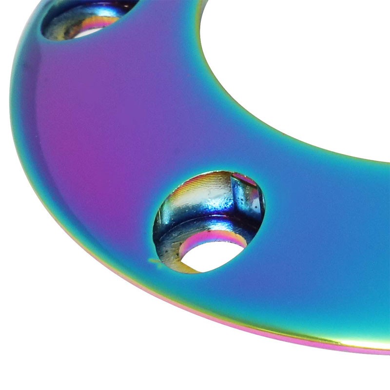 NRG STR-001MC Neo Chrome 6-Bolt Steering Wheel Horn Button Ring Retainer-Steering Wheels & Accessories-BuildFastCar