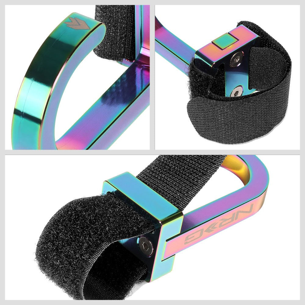 NRG STR-100MC Neo Chrome Adjustable Loop Steering Wheel Hook NRG-STR-100MC