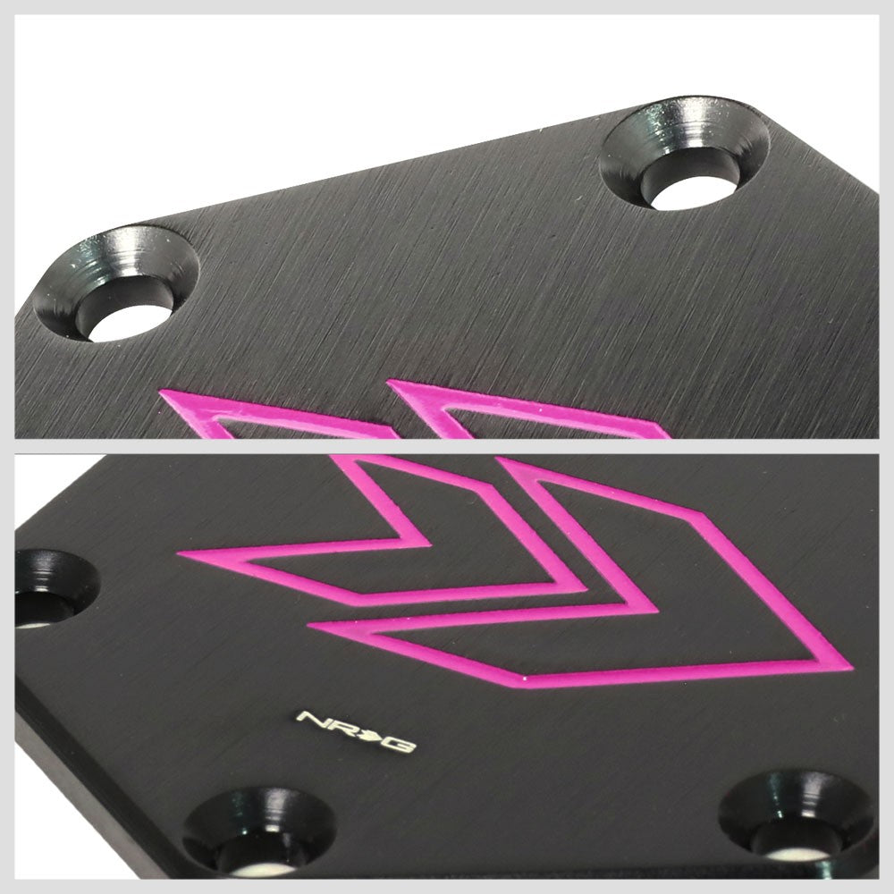 NRG STR-620PP Purple Arrow Engraved Steering Wheel Horn Plate Cover NRG-STR-620PP