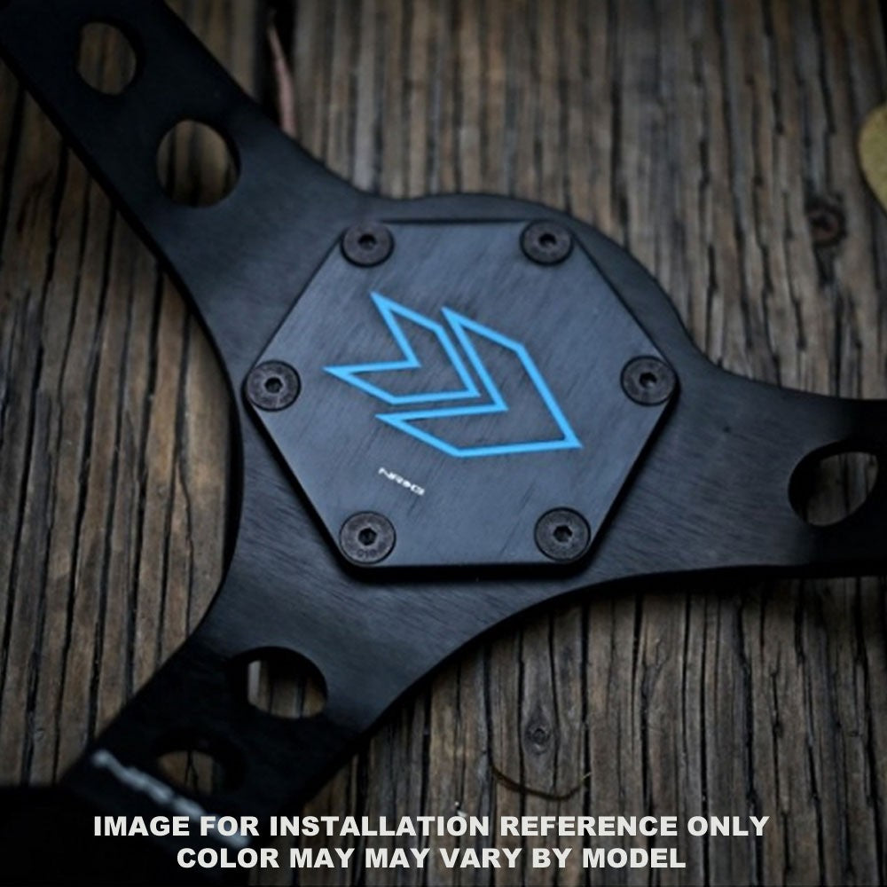 NRG STR-620PP Purple Arrow Engraved Steering Wheel Horn Plate Cover NRG-STR-620PP