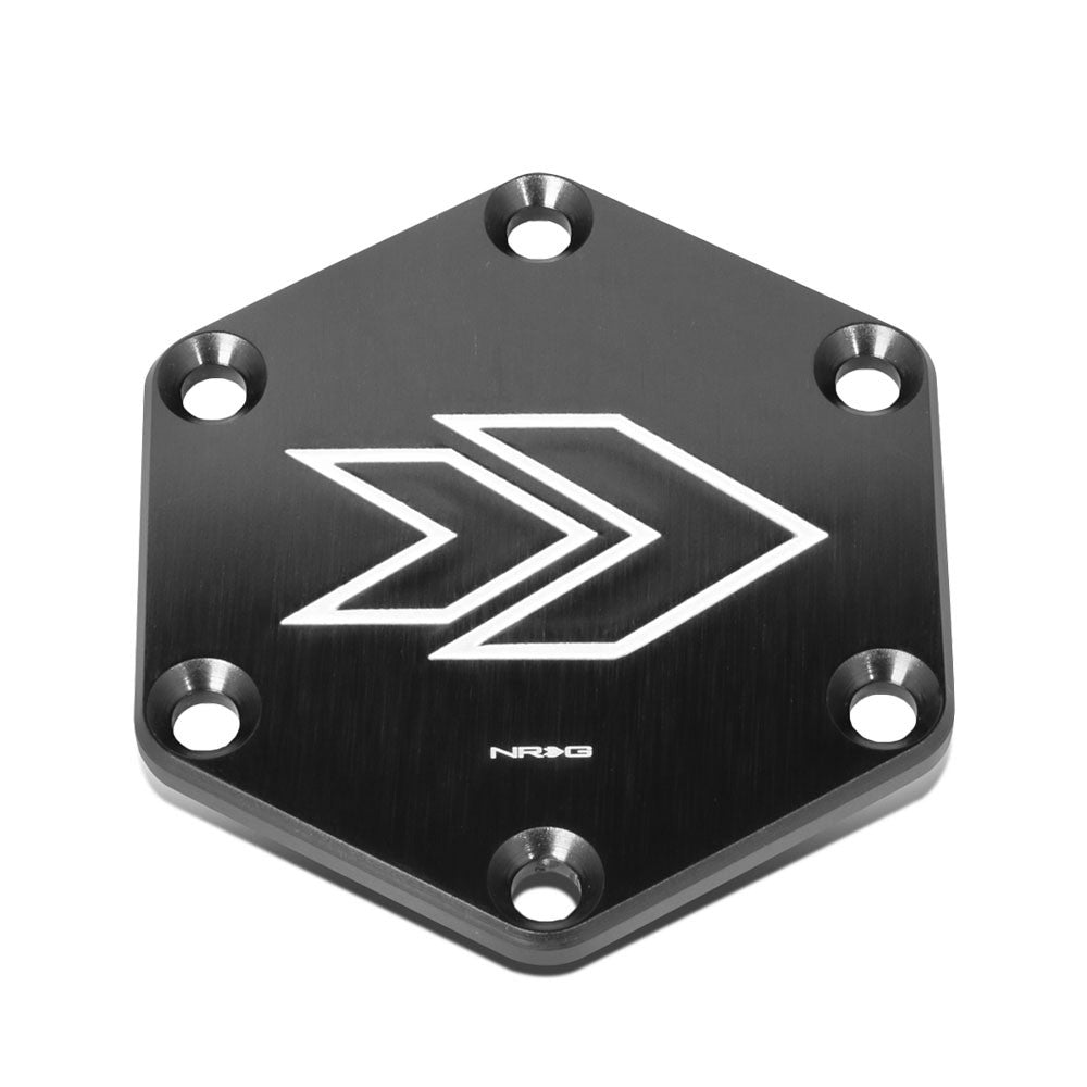 NRG STR-620SL Silver Arrow Engraved Steering Wheel Horn Plate Cover NRG-STR-620SL